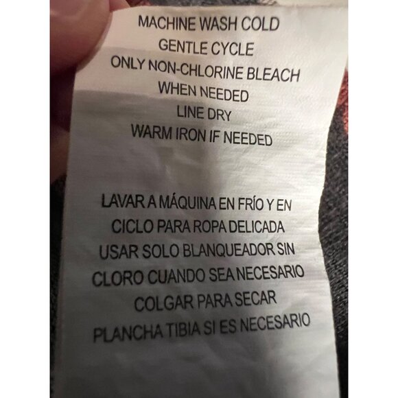 Mason & Bell medium sweater floral V-neck long sleeve gray pink soft - Picture 10 of 10